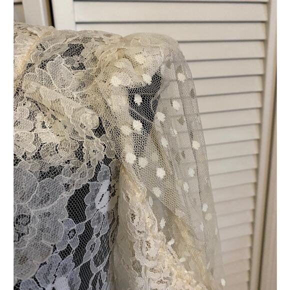 Vintage 1970s Victorian Look Lace‎ Blouse - Picture 5 of 8